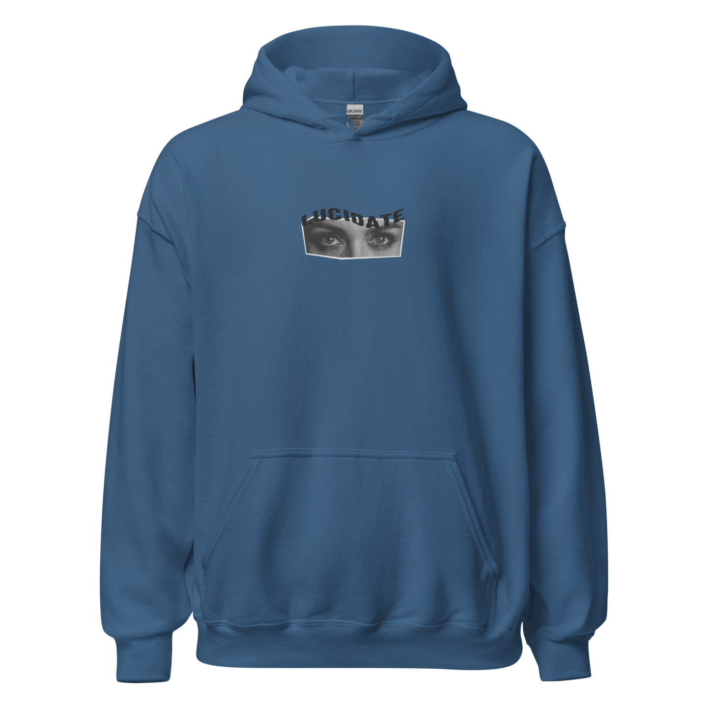 Lucid Eyes Hoodie Indigo Blue