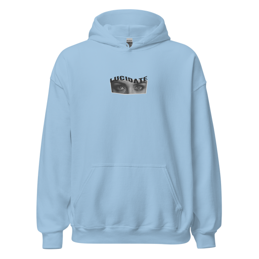 Lucid Eyes Hoodie Light Blue