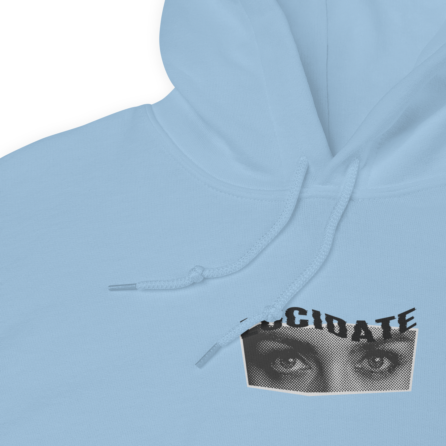 Lucid Eyes Hoodie Light Blue