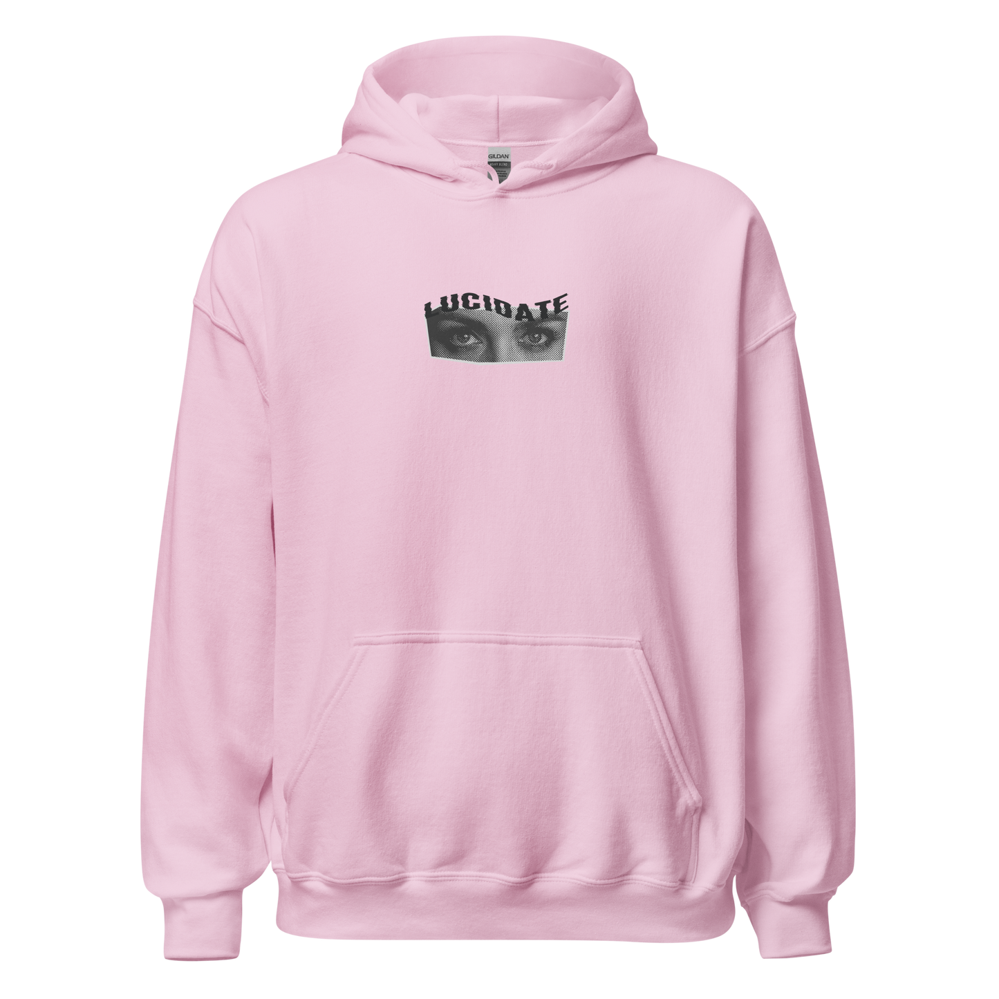 Lucid Eyes Hoodie Light Pink