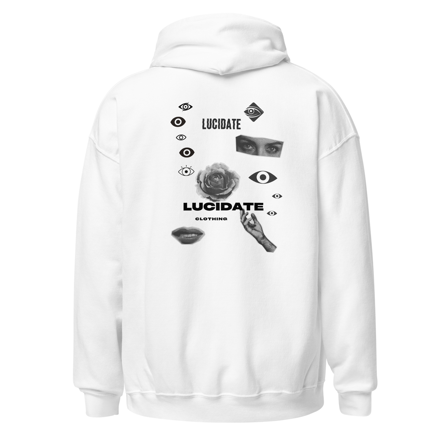 Lucid Eyes Hoodie White